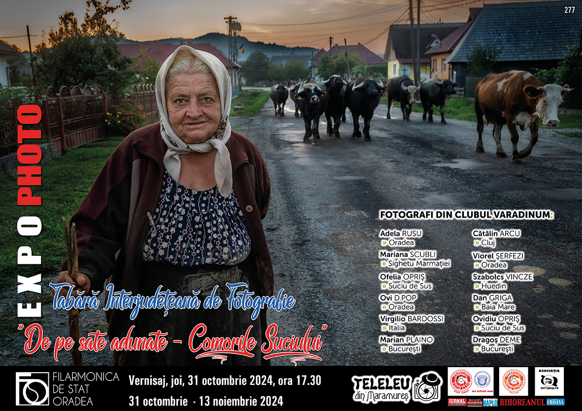 Fotografii din tabăra „De pe sate adunate – comorile Suciului”, expuse la Varadinum Indoor Gallery