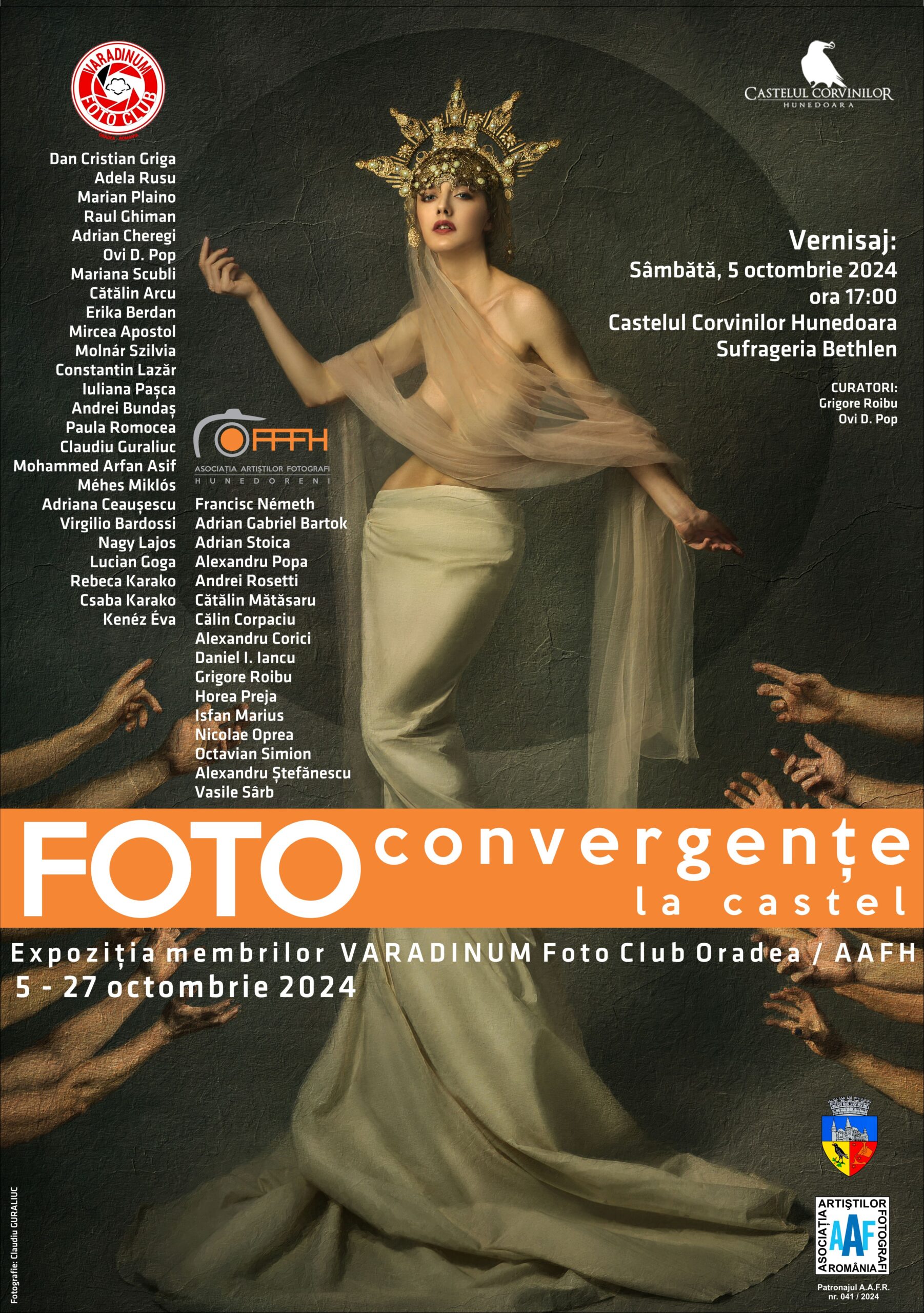 „FotoConvergențe la Castel”, expoziţie de artă fotografică în Castelul Corvinilor